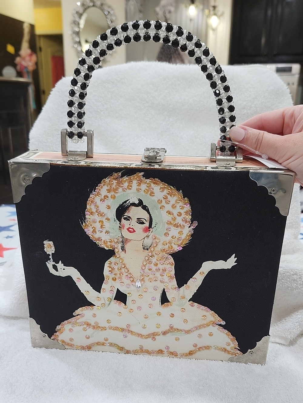Vintage Braciano Fine Cigar Box Purse